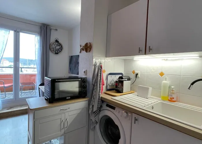 Daire Escapade Romantique- Vue Port Et Balcon Ensoleille Dives-sur-Mer